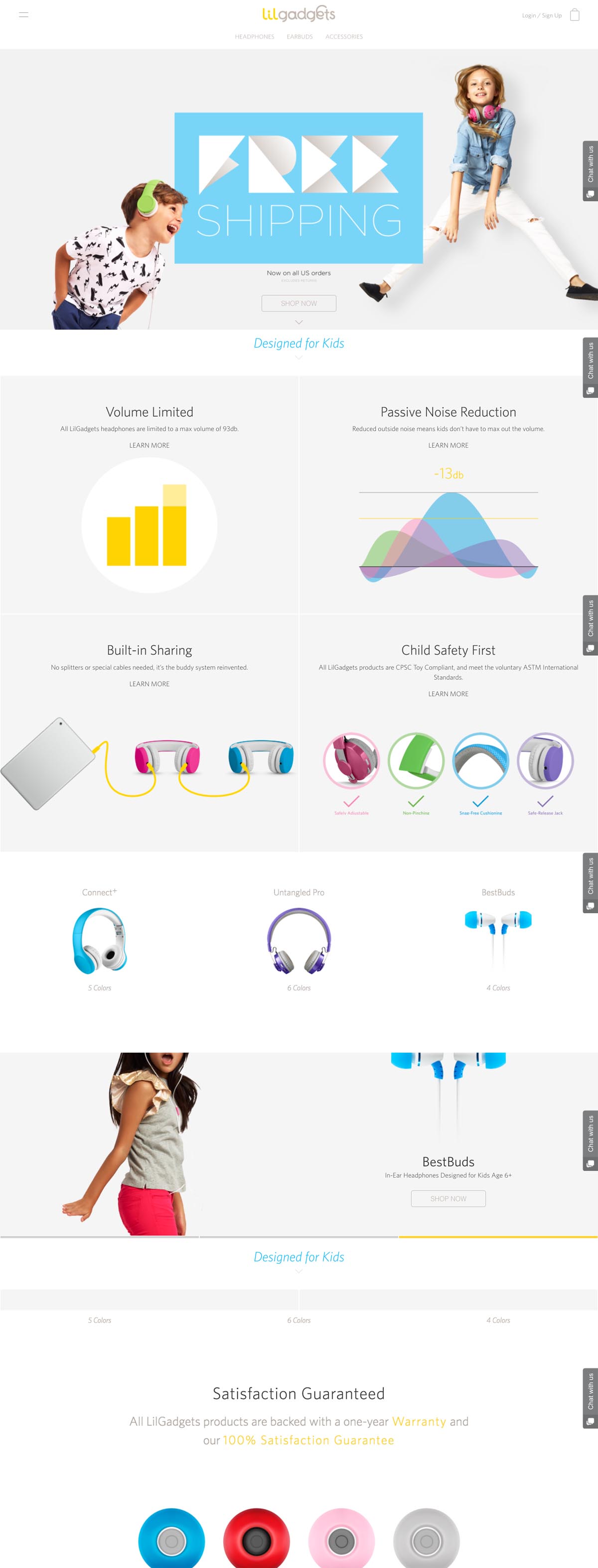 eCommerce website: LilGadgets