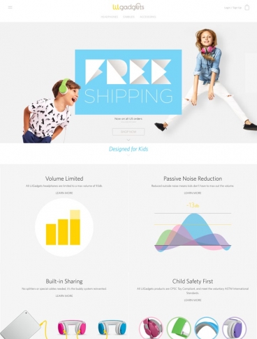 eCommerce website: LilGadgets
