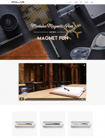 eCommerce website: Polar Pen