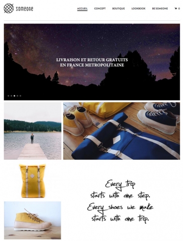 eCommerce website: SOMEONE Shoes