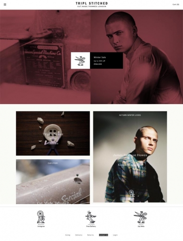 eCommerce website: Triplstitched
