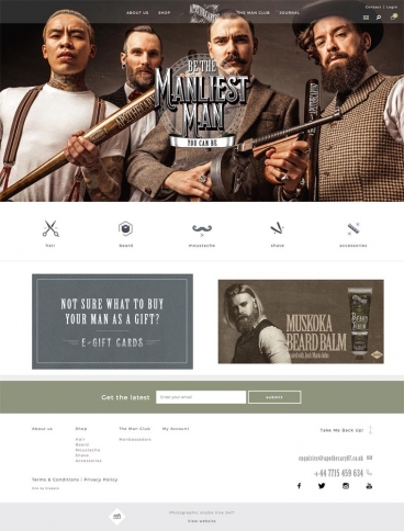 eCommerce website: Apothecary 87