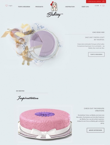 eCommerce website: Biskitty