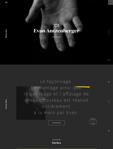 eCommerce website: Evan Antzenberger