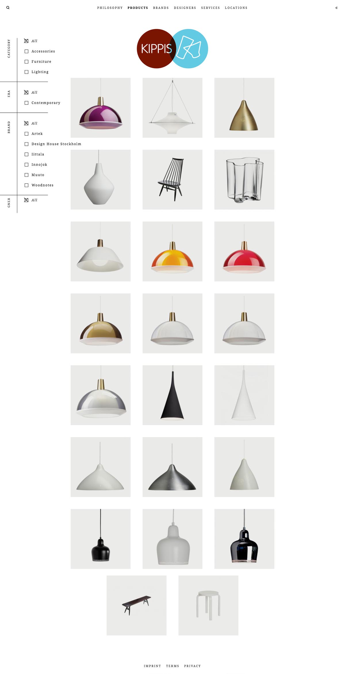 eCommerce website: Kippis