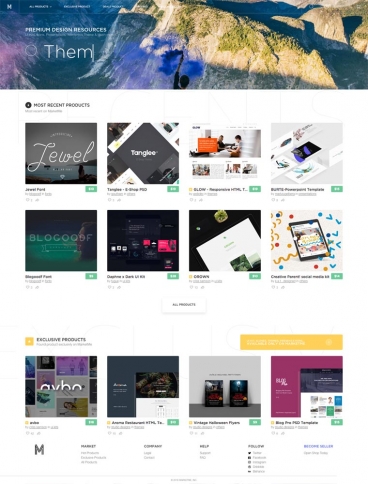 eCommerce website: MarketMe