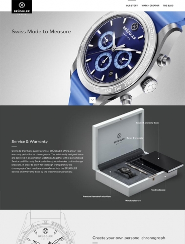 eCommerce website: Brüggler