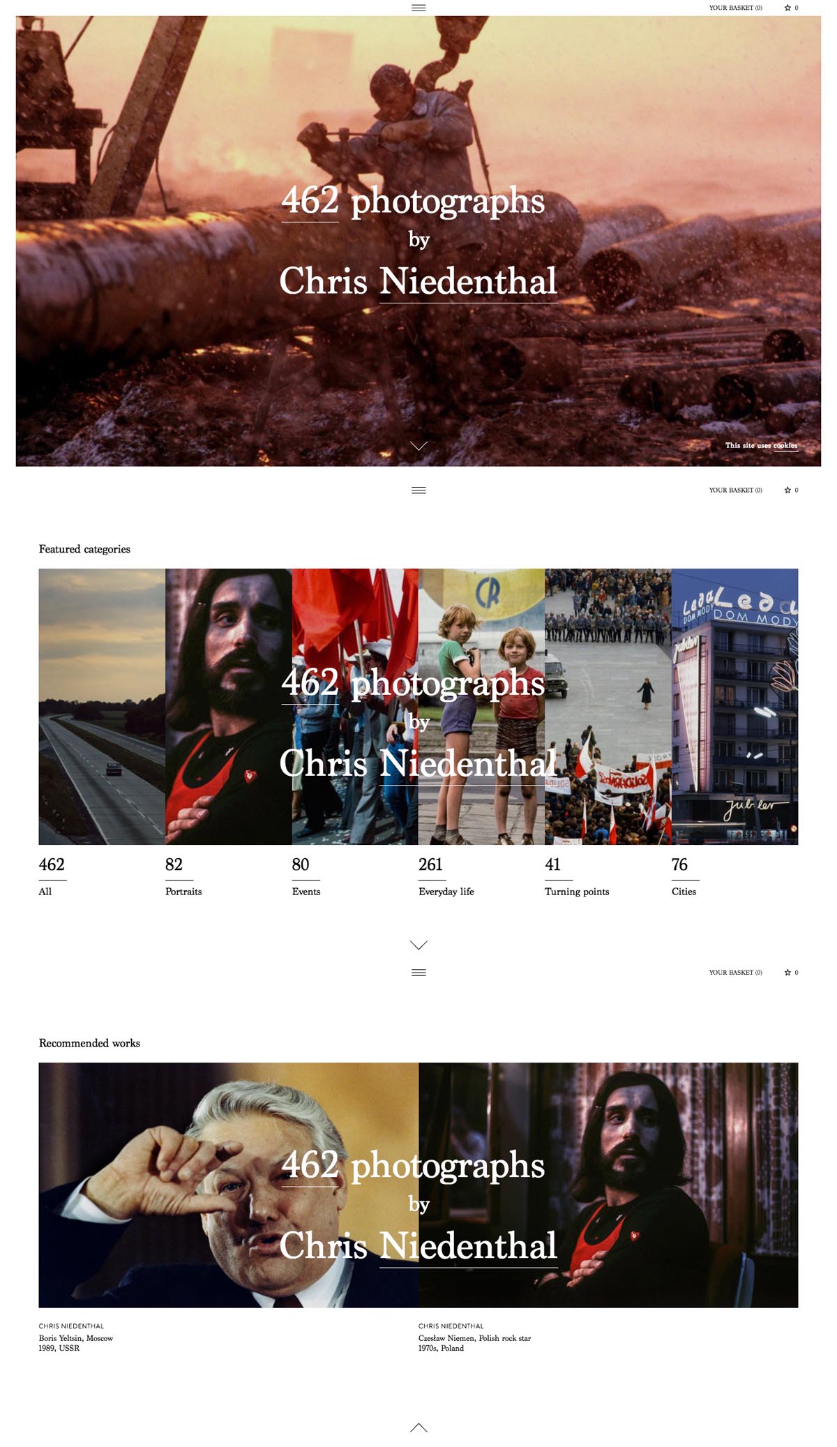 eCommerce website: Chris Niedenthal