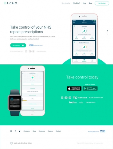 eCommerce website: Echo