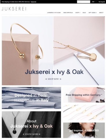 eCommerce website: Jukserei