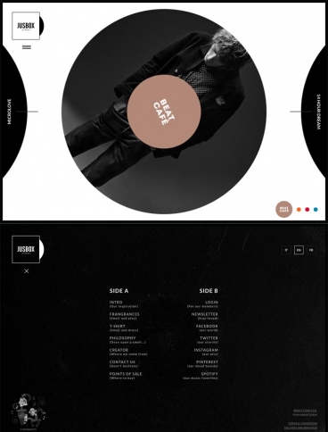 eCommerce website: Jusbox Perfumes