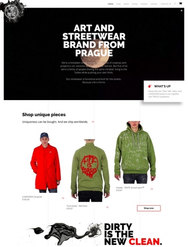 eCommerce website: Life is Porno