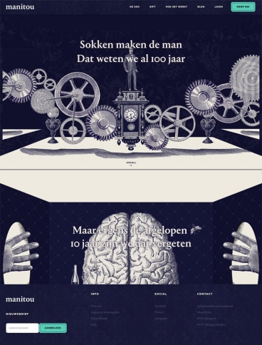 eCommerce website: Manitou Amsterdam