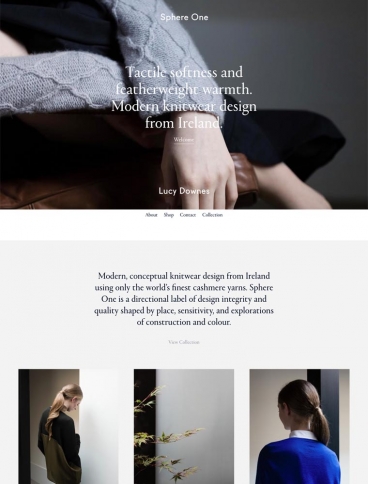 eCommerce website: Sphere One