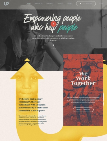 eCommerce website: UPstream