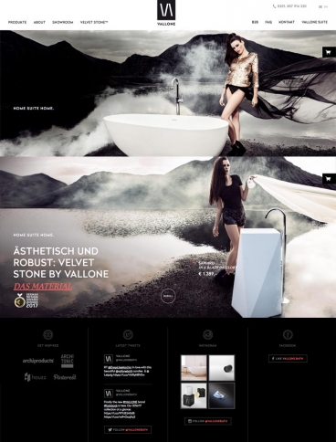 eCommerce website: VALLONE