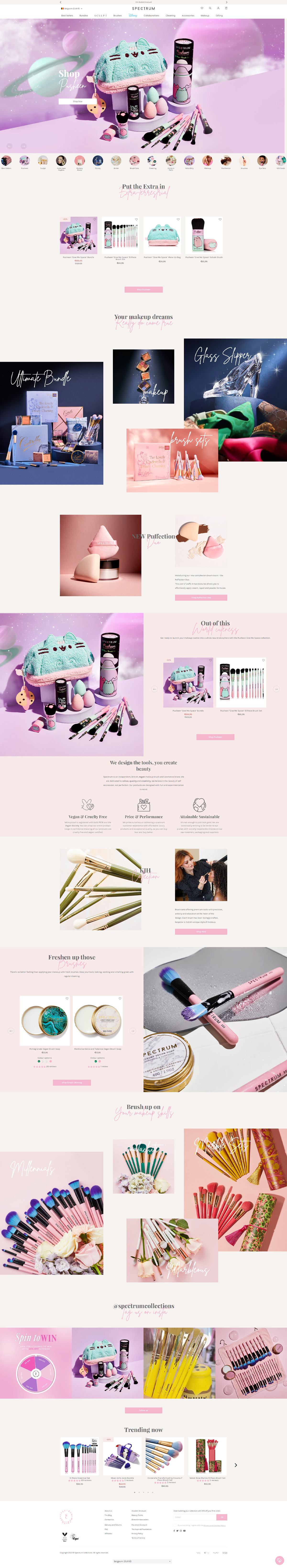 eCommerce website: Spectrum Collections