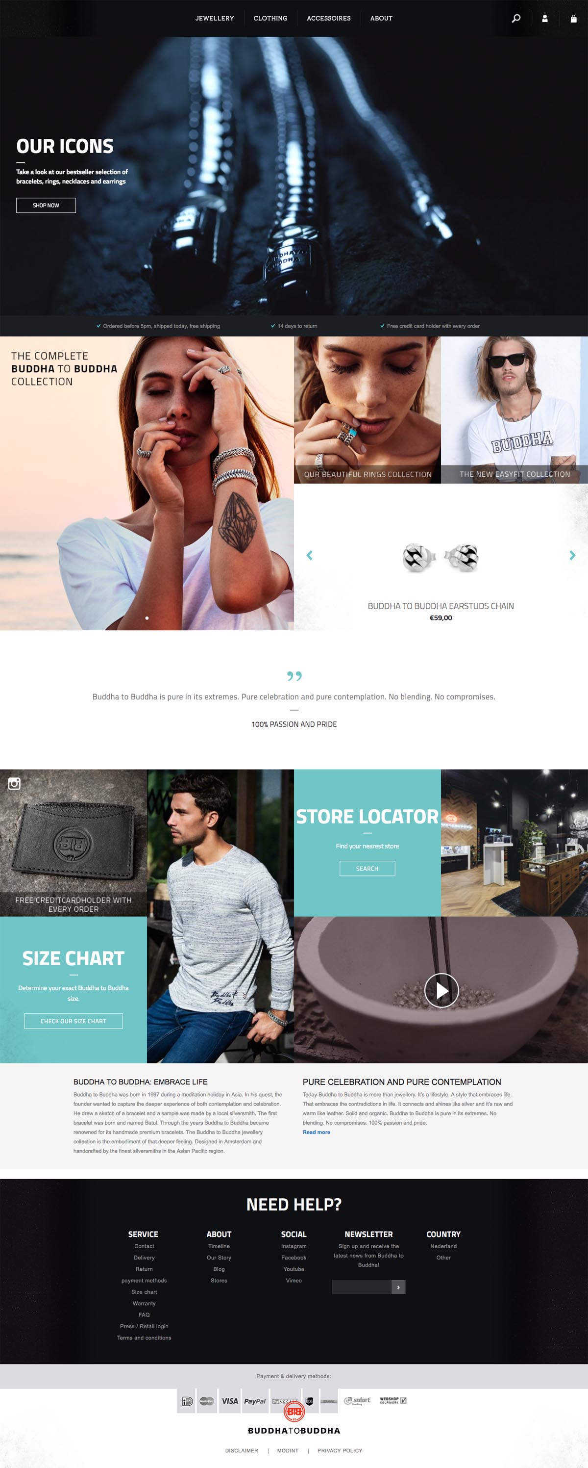 eCommerce website: Buddha to Buddha