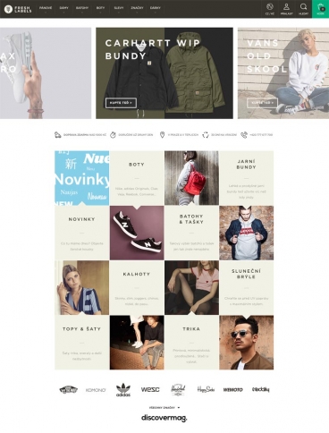 eCommerce website: Freshlabels