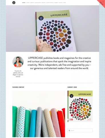 eCommerce website: UPPERCASE