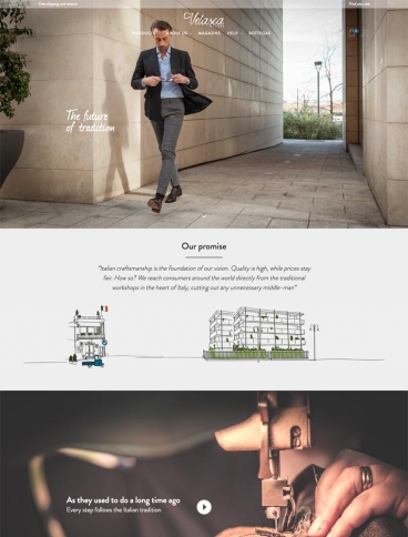 eCommerce website: Velasca