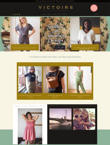 eCommerce website: Victoire