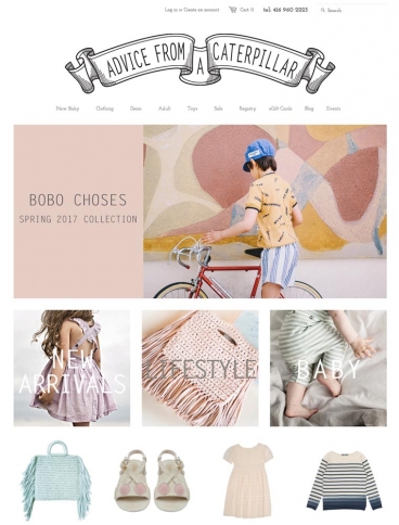 eCommerce website: Advice From a Caterpillar