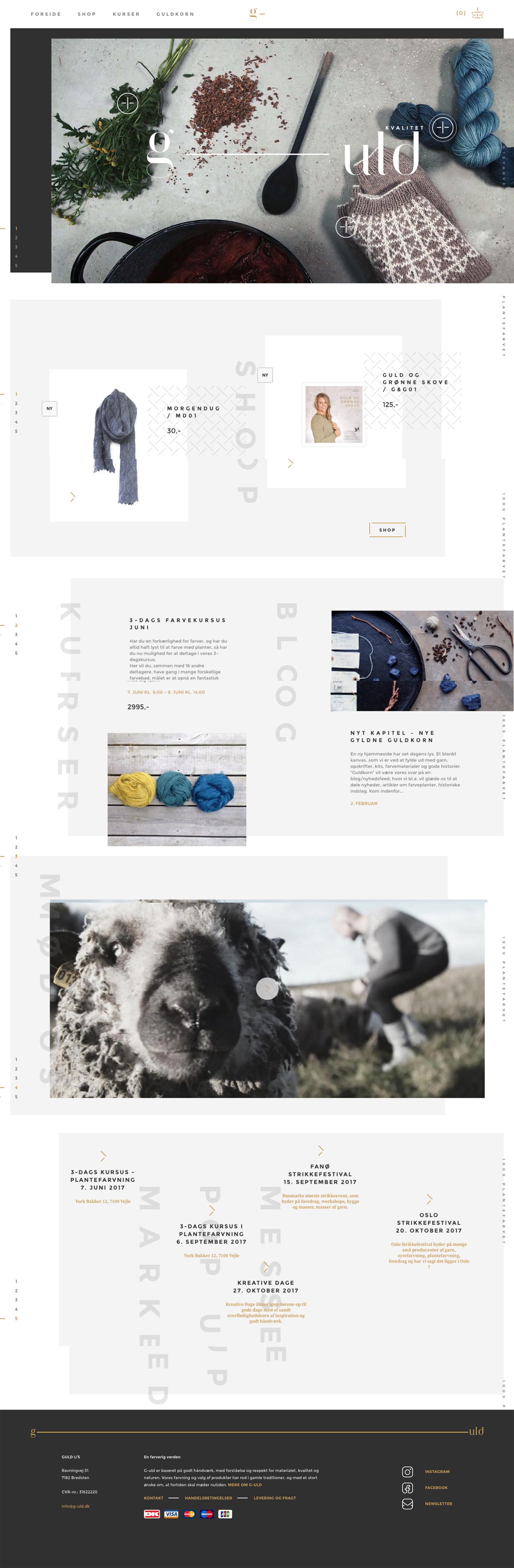 eCommerce website: G-uld