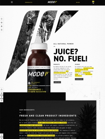 eCommerce website: MODe