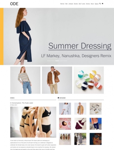 eCommerce website: Our Daily Edit
