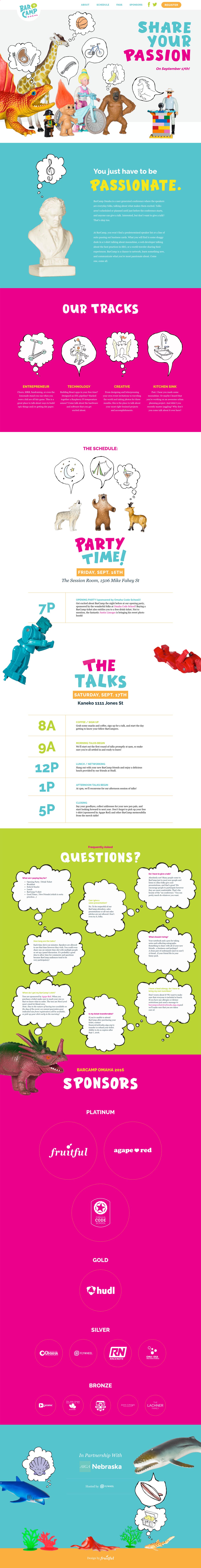 eCommerce website: BarCamp Omaha