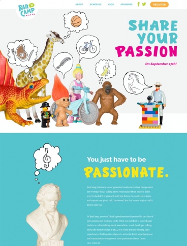 eCommerce website: BarCamp Omaha