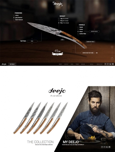 eCommerce website: Deejo