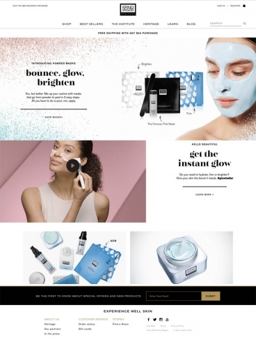 eCommerce website: Erno Laszlo