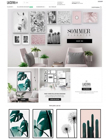 eCommerce website: LACUVA