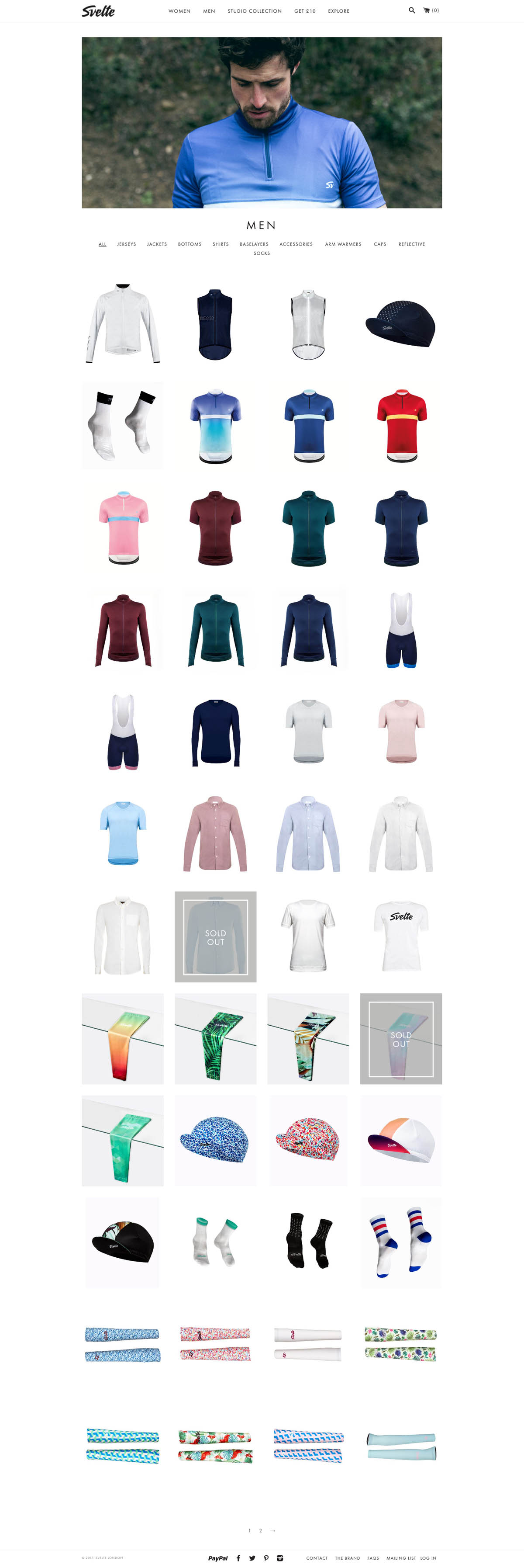 eCommerce website: Svelte London