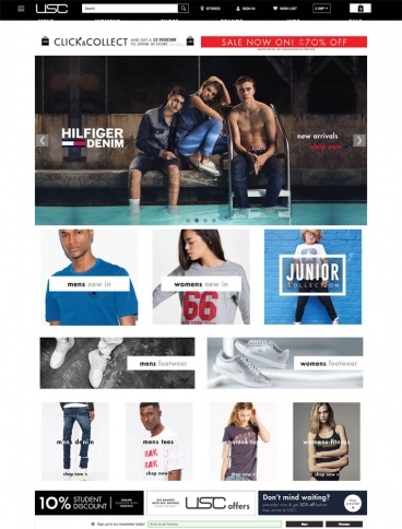 eCommerce website: USC