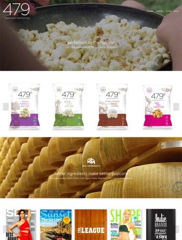 eCommerce website: 479 Degrees