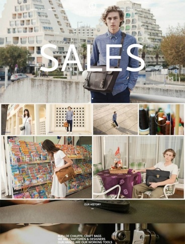 eCommerce website: Blue de Chauffe