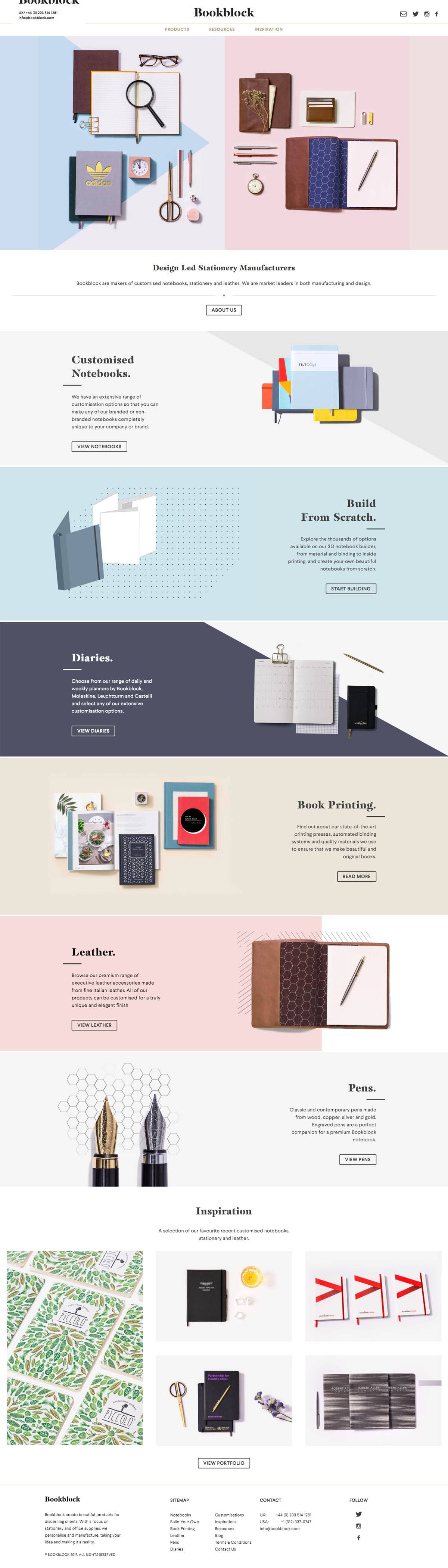eCommerce website: Bookblock