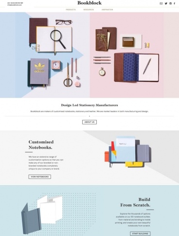 eCommerce website: Bookblock