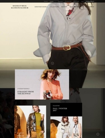 eCommerce website: Dorothee Schumacher