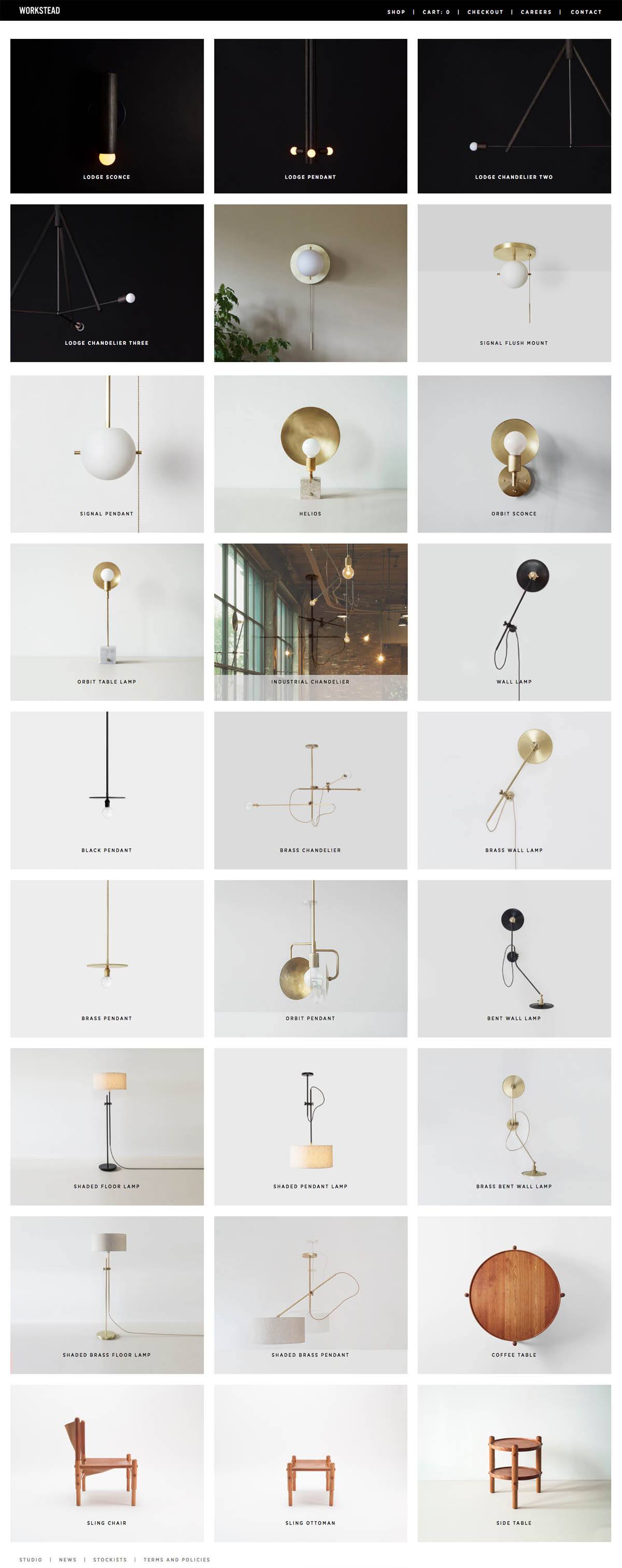 eCommerce website: Workstead