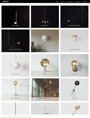 eCommerce website: Workstead