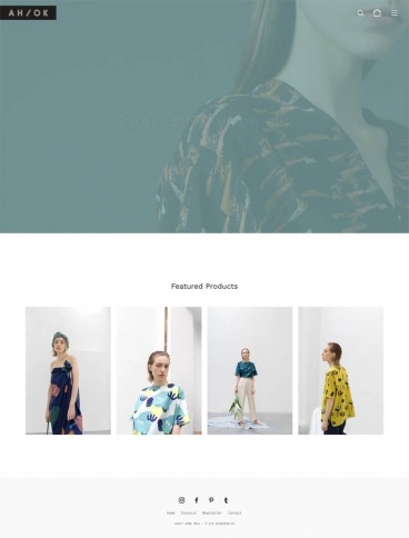 eCommerce website: AH/OK