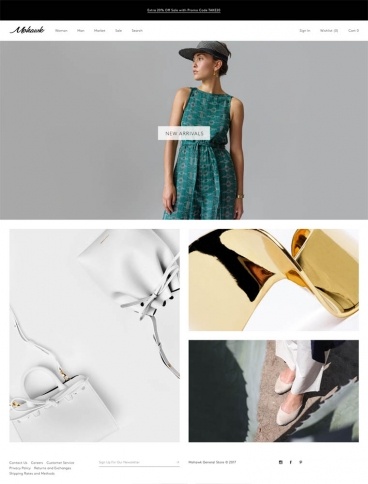 eCommerce website: Mohawk