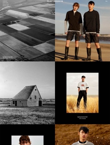 eCommerce website: Olaf Hussein