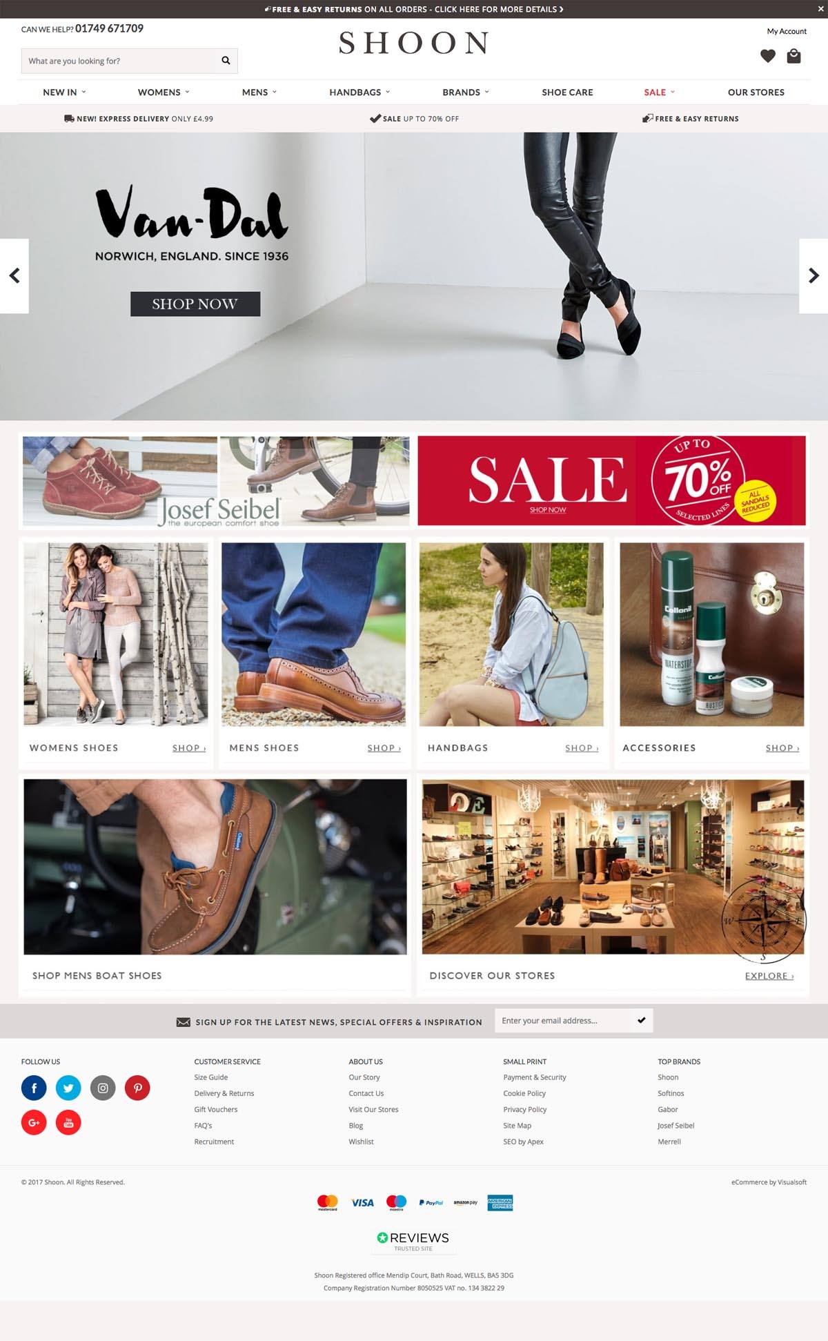 eCommerce website: Schoon