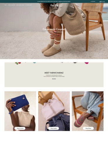 eCommerce website: The Sak