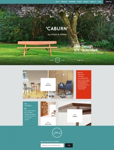 eCommerce website: Joined and Jointed